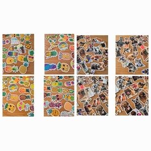 STICKERS dog 43 pineapple 38